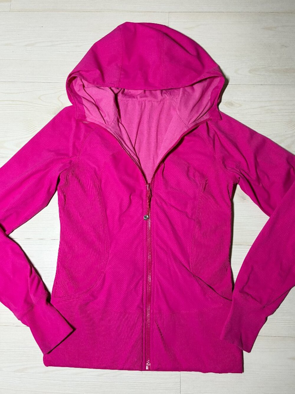 Lululemon Reversible InFlux Women's Hooded Jacket Vibrant Pink/Pink Size 10